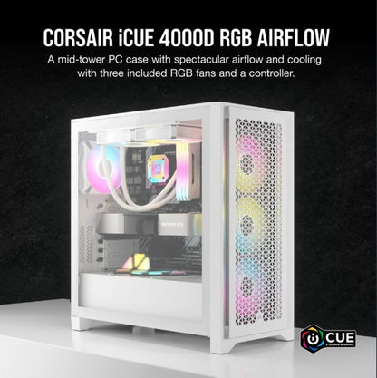 Corsair iCUE 4000D RGB AIRFLOW Mid-Tower Case