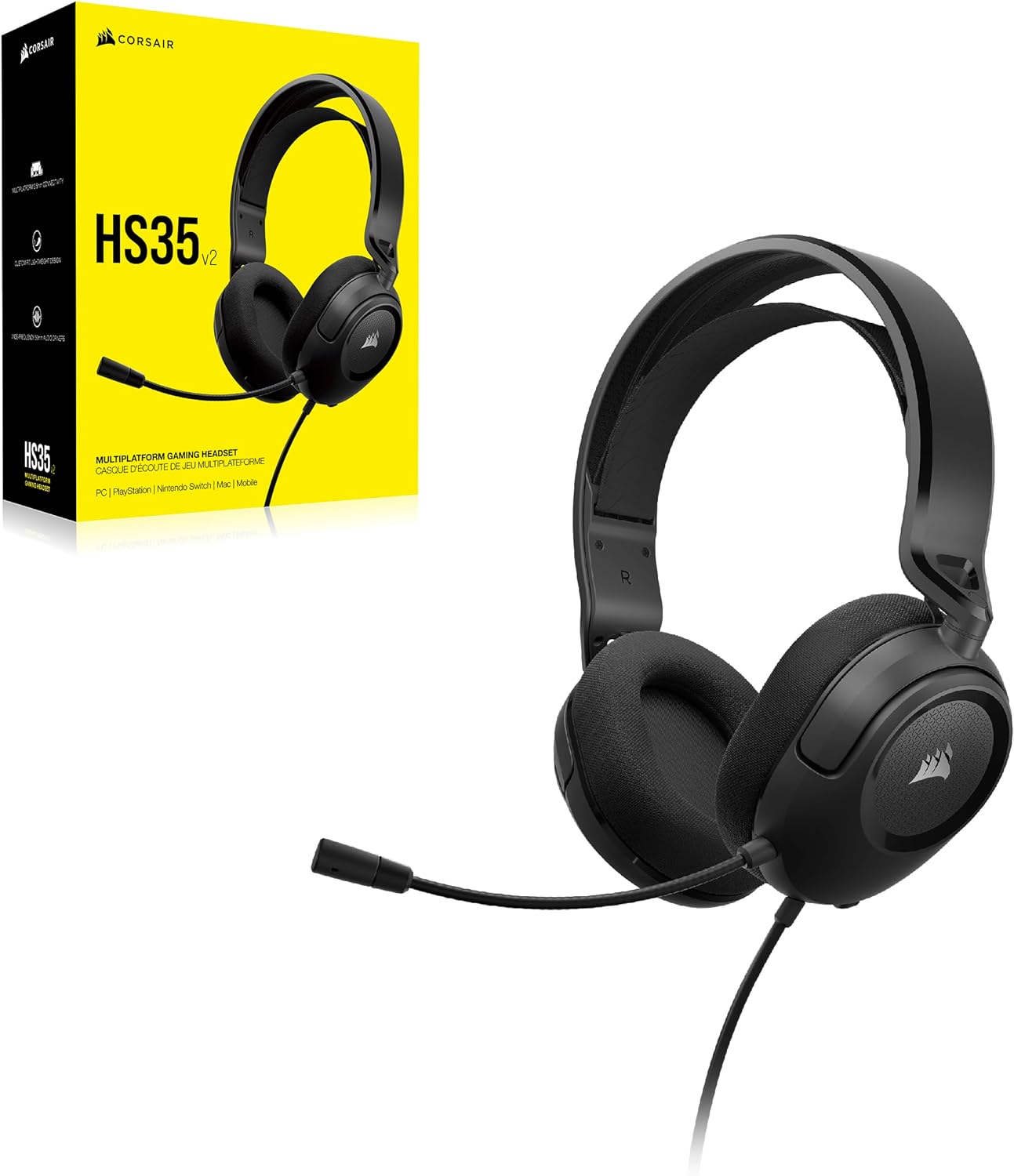 Corsair HS35 v2 Multiplatform Gaming Headset