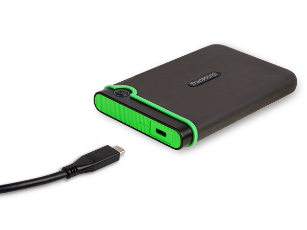 Transcend StoreJet 25M3C - 2TB USB-C - Rugged HDD