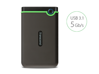 Transcend StoreJet 25M3C - 2TB USB-C - Rugged HDD